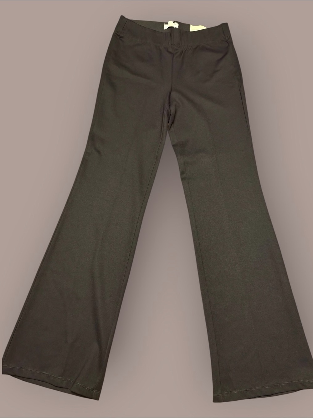 Max Studio Black Pull-On Flare Pants Size M NWT MSRP $98